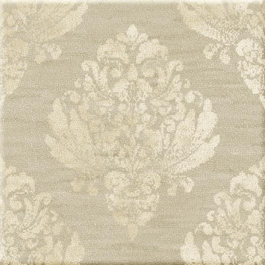 inspire 6771-damask_II - handmade rug, woven knot (India), 25x35 3ply quality