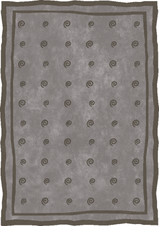 Memphis 9219-snail hype II - handmade rug, tufted (India), 24x24 5ply quality