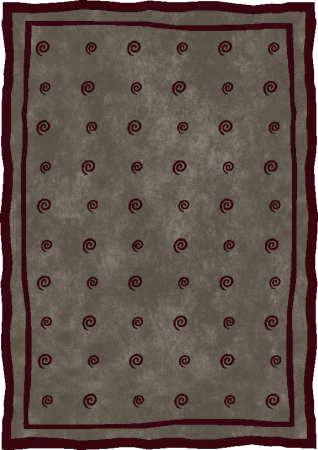 Memphis 12730-snail hype II - handmade rug, tufted (India), 24x24 5ply quality