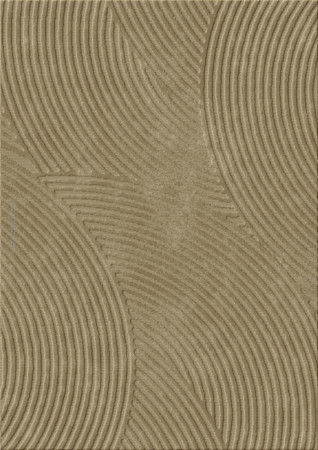 Anna-Veda 10197-stern160 - handmade rug, tufted (India), 24x24 5ply quality