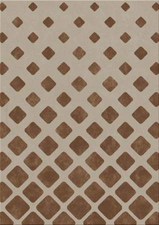 Cubic 13820-diamonds2 - handmade rug, tufted (India), 24x24 5ply quality