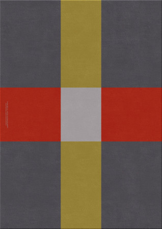 Bauhaus 10774-bauhaus06 - handmade rug, tufted (India), 24x24 5ply quality