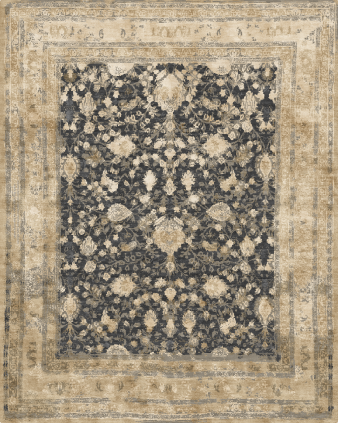 dal passato 11296-khorasan - handmade rug,  tibetan (India), 100 knots quality