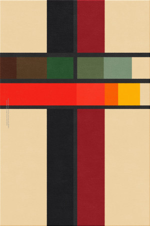 Bauhaus 11334-tower - handmade rug, tufted (India), 24x24 5ply quality