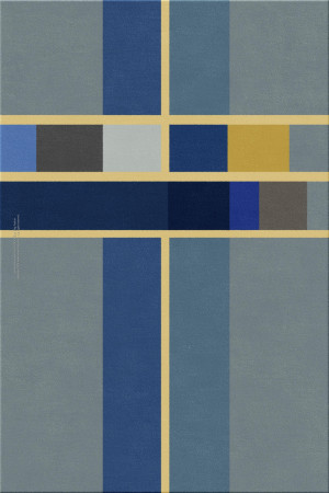 Bauhaus 13814-tower - handmade rug, tufted (India), 24x24 5ply quality