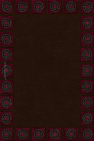 Anna-Veda 11624-button down - handmade rug, tufted (India), 24x24 5ply quality