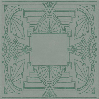 art decot 13177-ziggurats IV - handmade rug, tufted (India), 24x24 5ply quality