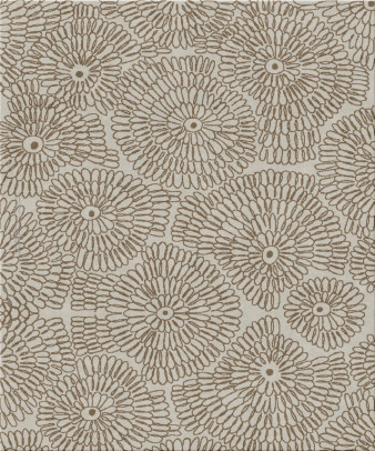 collectors edition 4317-AD6 Rosette- handmade rug,  tibetan (India), 100 knots quality
