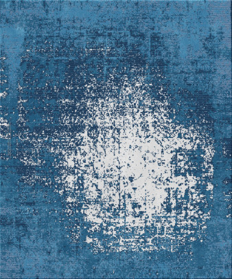 attitude 7764-Abstract-71 - handmade rug, tufted (India), 24x24 5ply quality