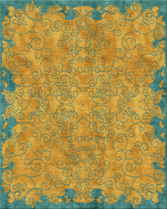 collectors edition 7503-ECM4914 - handmade rug,  tibetan (India), 100 knots quality