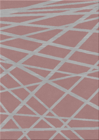 TEMPER by Osnat Soffer 7259-Lines - handmade rug, tufted (India), 24x24 5ply quality