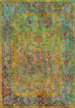 dal passato 11231-Sultanabad - handmade rug,  tibetan (India), 100 knots quality