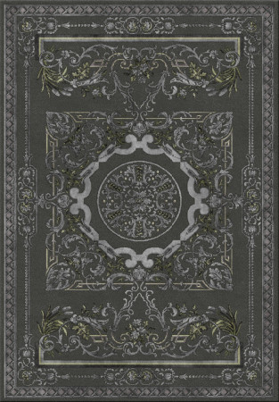 Vivek Srivastava 7307-ViV006 - handmade rug, tufted (India), 24x24 5ply quality