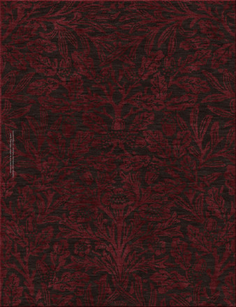art nouveau 2878-wild bouquet - handmade rug, tufted (India), 24x24 5ply quality