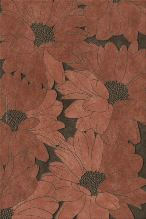 Cubic 6689-ac02b - handmade rug, tufted (India), 24x24 5ply quality