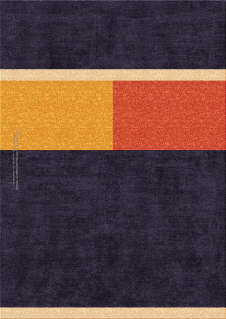 Bauhaus 7932-three bars - handmade rug,  tibetan (India), 100 knots quality