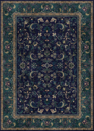 alto nodo 8037-keshan - handmade rug, persian (India), 40x40 3ply quality