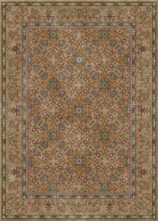 alto nodo 7607-Mahal - handmade rug, persian (India), 40x40 3ply quality