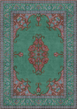 alto nodo 7713-fw104 - handmade rug,  tibetan (India), 100 knots quality