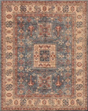 Anna-Veda 6123-kasack - handmade rug,  tibetan (India), 100 knots quality