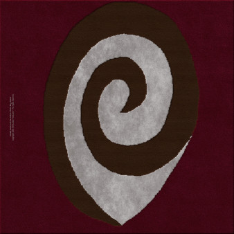 Memphis 4224-snailium II - handmade rug, tufted (India), 24x24 5ply quality