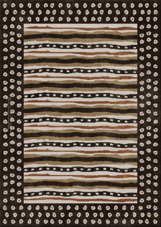 Memphis 7997-bridge affects - handmade rug, tufted (India), 24x24 5ply quality