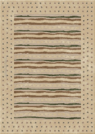 Memphis 7957-bridge affects - handmade rug, tufted (India), 24x24 5ply quality