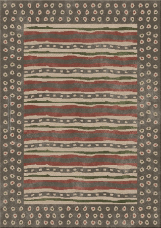 Memphis 7999-bridge affects - handmade rug, tufted (India), 24x24 5ply quality