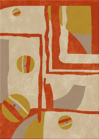 Memphis 7944-cutarc - handmade rug, tufted (India), 24x24 5ply quality