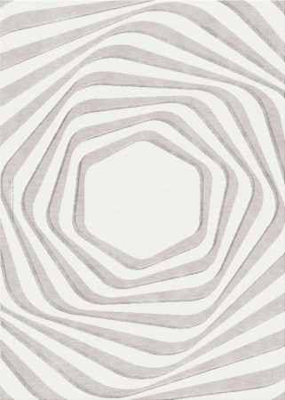 Cubic 6769-tablerug - handmade rug, tufted (India), 24x24 5ply quality