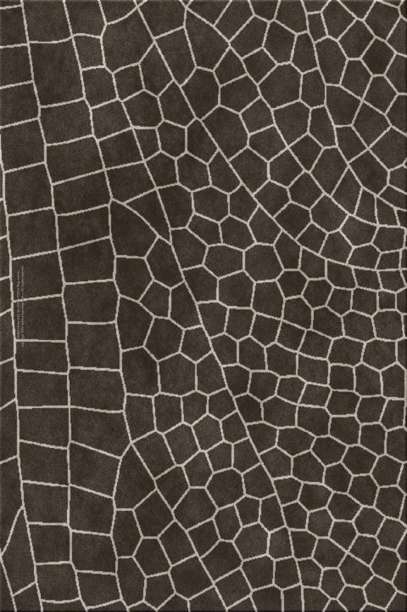 Cubic 6693-ac06b - handmade rug, tufted (India), 24x24 5ply quality