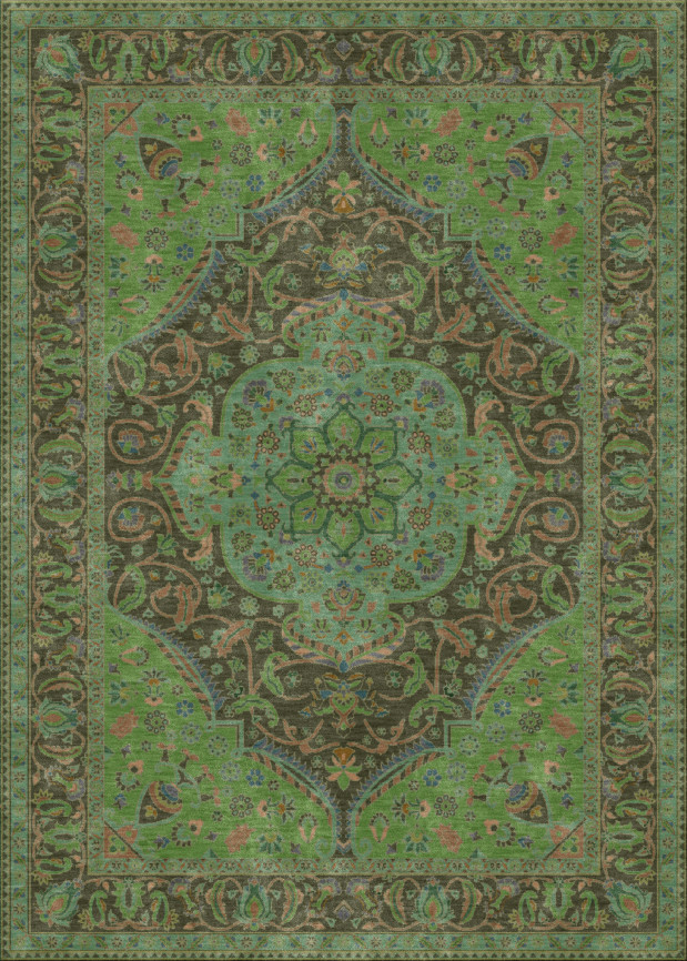 alto nodo 8274-bachtiar - handmade rug, persian (India), 40x40 3ply quality