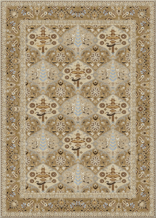 alto nodo 5434-fw110 - handmade rug,  tibetan (India), 100 knots quality